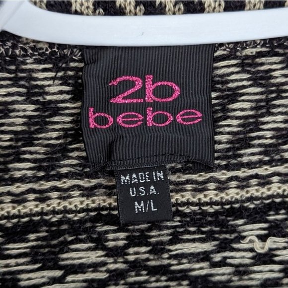 2b Bebe Patterned Cardigan - Picture 3 of 4